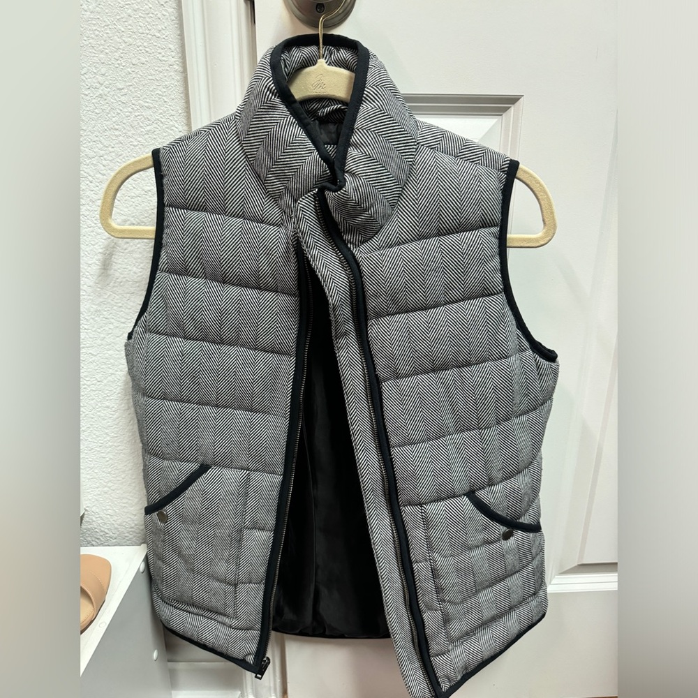 A New Day Herringbone Puffer Vest